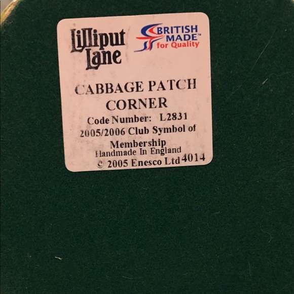 Lilliput Lane Cabbage Patch Corner. Collectors' Club - Picture 6 of 7